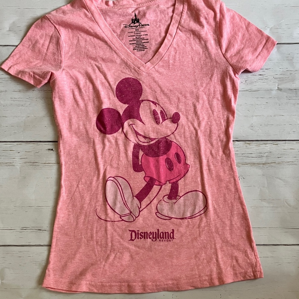 Disney Parks Pink Mickey Mouse Tee
